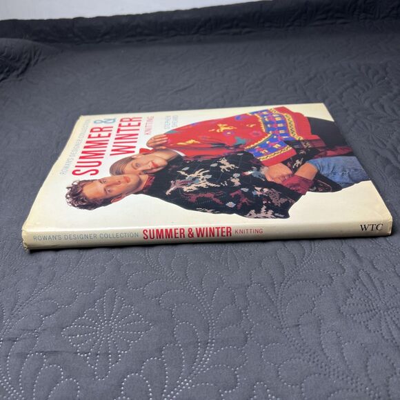1987 ROWAN'S SUMMER & WINTER KNITTING HARDCOVER BOOK BY STEPHEN SHEARD VTG GIFT - Picture 4 of 6